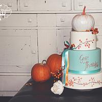 Turquoise and Pumpkin