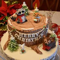 Winter Wonderland Christmas Cake!  