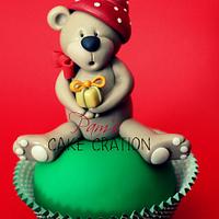 cupcake teddy bear