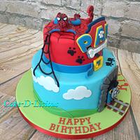 Mixed Characters Cake