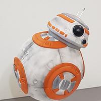 BB8 droid Star Wars -cake topper