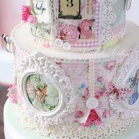 Vintage fairy cake
