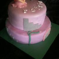Princess themed birthday cake 