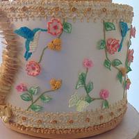 Royal Gold Wedding Cake