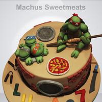 Tarta de Tortugas Ninja,  Cake of Ninja Turtles