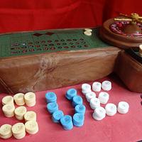 Roulette Table Chocolate Cake