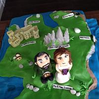 Isle of Skye wedding cake