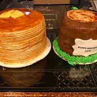 Lumberjack Party cakes 