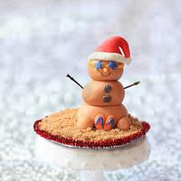 Christmas in Sydney - Cake by Sreeja -The Cake Addict - CakesDecor