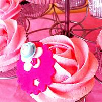 Tea Party Cupcakes and Cake Pops