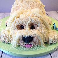 "Dolly" dog 3D cake