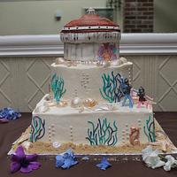 Catalina Island Wedding Cake