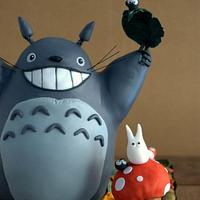 Totoro autumn Birthday cake - Mericakes 