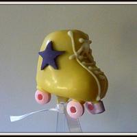 Roller skate cake pops