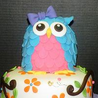 Owl & Blossoms Birthday
