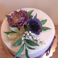 Beautiful cake for our mother's birthday