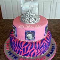 Diva Shopping Queen and Elvis Cake