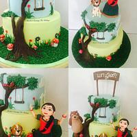 Kanmani Paapa theme Birthday cake