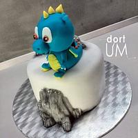 Little dragon cake