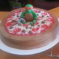 ninja turtle cake