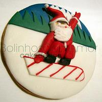 Christmas themed cookies
