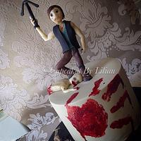 Walking Dead themed cake