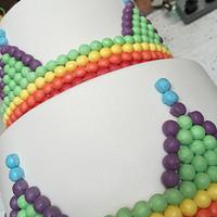 Mexican themed wedding cake