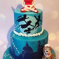Peter Pan Christmas cake