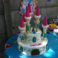 Princess tower cake