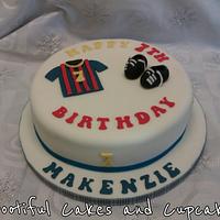 football themed cake