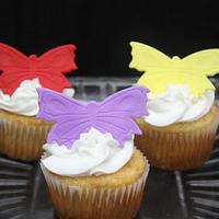 Butterfly cupakes