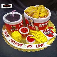 Maggi cake, KFC theme cake, cake for a jeweller, denim cake, ludo cake