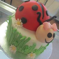 lady bug cake