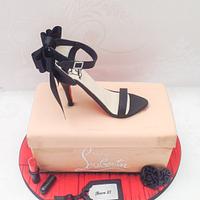 Christian Louboutin shoe - Decorated Cake by Samantha's - CakesDecor
