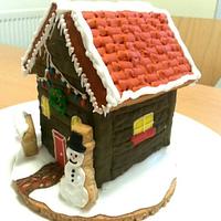 3D Christmas Cookie House 