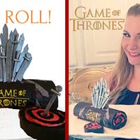 GAME OF THRONES 'THE IRON THRONE' CAKE ROLL!