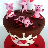 Love party cake