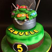 Ninja Turtles Cake Part 2 :)