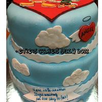 Chicken Little & Abby Anniversary Cake
