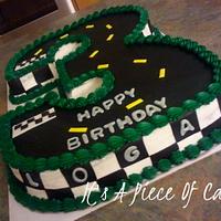 #3 Track for Race Car Cake 