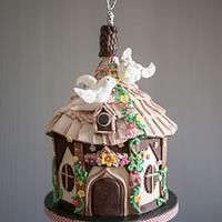 Hanging Bird House Cake