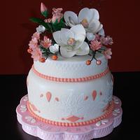 TORTA CON FIORI