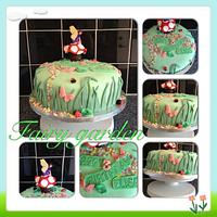 fairy garden cake
