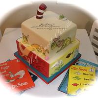 Dr. Seuss 3rd birthday cake