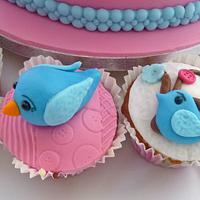 Birdie cupcakes