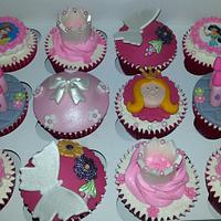 Princess Themed Cupcakes :)