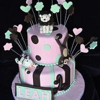 Animal theme cake..