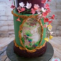 Painted Easter Collaboration Cake 