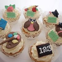 Thank you teacher cupcakes