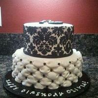 ~Damask and Billowed Cake~
